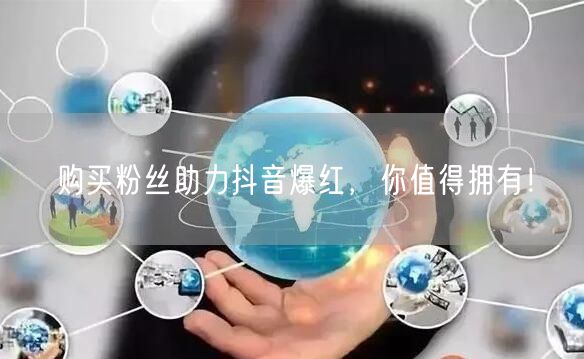 购买粉丝助力抖音爆红，你值得拥有！